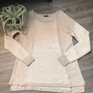 Apt 9 Cream Oversized Sweter